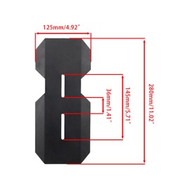 ABCERRSI Middle Fender Electric Bike Mudguard Fender Cover Compatible with Ridstar Q20 Super 73 S1 S2 RX Z1 Ebike