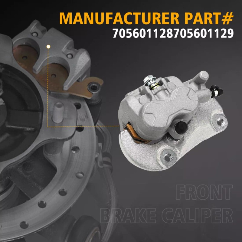 M MATI Front Brake Calipers W/Pads For Can-Am Maverick 1000R