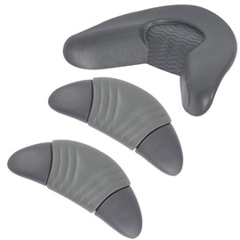 IWIWE Replacement Head Rest Pillows Fit for Artesian Island Spas Hot Tubs and Tidal Fit Swim Spa (Dark Grey-3 Pack-Includes One Neck Pillow and Two Head Pillows 26-1303-85)