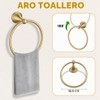 Juego de accesorios de baño de oro cepillado, juego de
