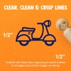 Moped Scooter Motor Vehicle Rubber Stamp for Stamping Crafting Planners