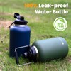Luxgola 128 oz Insulated Water Bottle with Spout Lid and