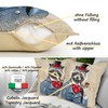 ANRO Cushion Cover Decorative Cushion Sofa Cushion Cover Tapestry Badger