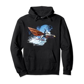 Avatar: The Way of Water Jake Sully Riding Skimwing Painted Pullover Hoodie