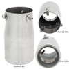 Exhaust Muffler 76mm/2.99in Mirror Polishing Stainless Steel Rear Muffler Exhaust