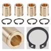 Bevinsee Brass Brake Caliper Bushing Compatible with E30 E36 E46