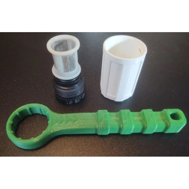 CD3DPrinting Tankless Water Heater Filter Removal/Install Wrench 10-lobe For Rinnai