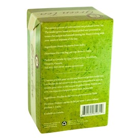 CJay Imperial Green Tea | Whole Leaf tea bags | 40 tea bags | Eco-conscious packaging | Non GMO, Gluten Free | High Grown in the Nilgiri Blue Mountains of India | Resealable Pouch