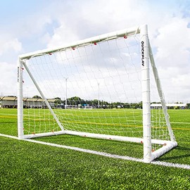 QUICKPLAY Q-Fold Soccer Goal | The 30 Second Folding Soccer Goal for Backyard [Single Goal] The Best Weatherproof Soccer Net for Kids and Adults (1) 3 x 2.5'