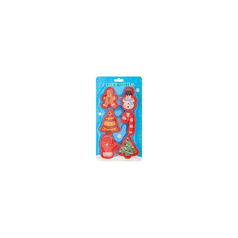 Baked with Love Christmas Cookie Cutter, Pack of 6