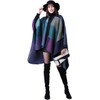 Mujeres Suave Bufanda de Cuadrícula Chal Pashmina Estolas Mantos