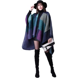Mujeres Suave Bufanda de Cuadrícula Chal Pashmina Estolas Mantos