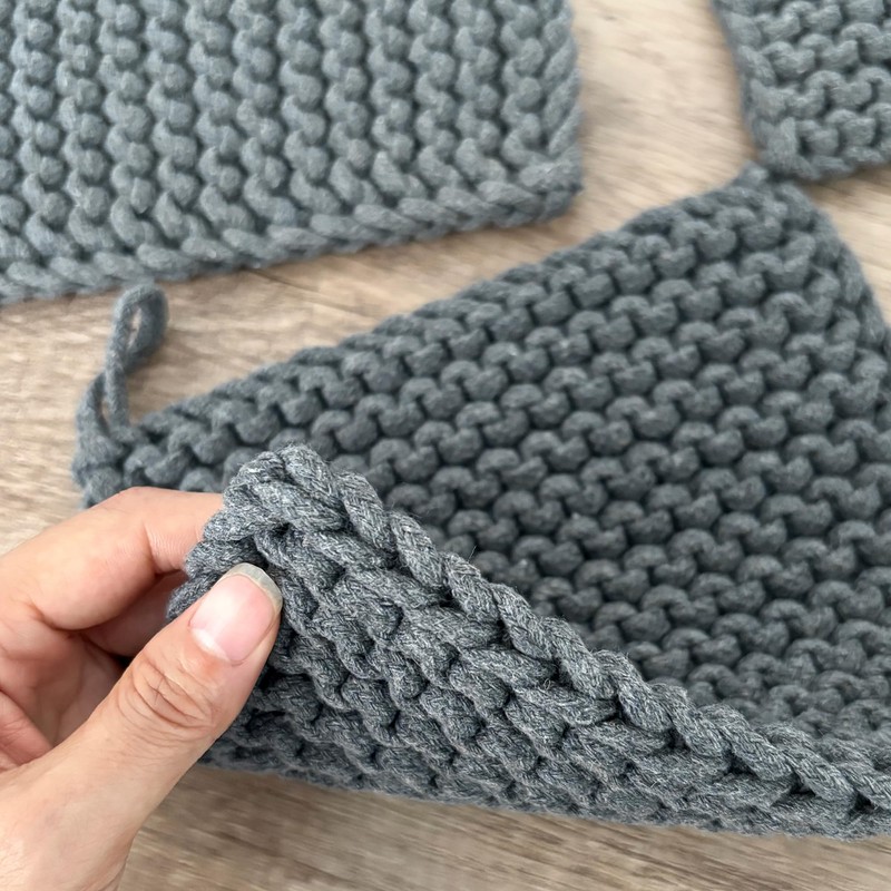 Eiyye Thick Crocheted Pot Holders, Handmade Hot Pads Crocheted Trivets