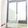 JU DIY Window Mosquito Net with Velcro-Style Hook-and-Loop Fastener, Detachable Window Mosquito Net 150X130 5ea