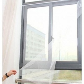 JU DIY Window Mosquito Net with Velcro-Style Hook-and-Loop Fastener, Detachable Window Mosquito Net 150X130 5ea