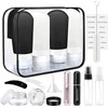 Kit de Viaje Aseo Personal, Botellas de Viaje Rellenables 16