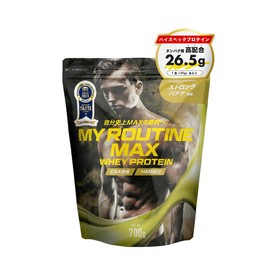 マイルーティーン MAX ホエイプロテイン (バナナ700g, 700g)