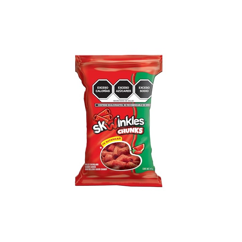 Skwinkles Chunks Sandia con 6 bolsas de 45g