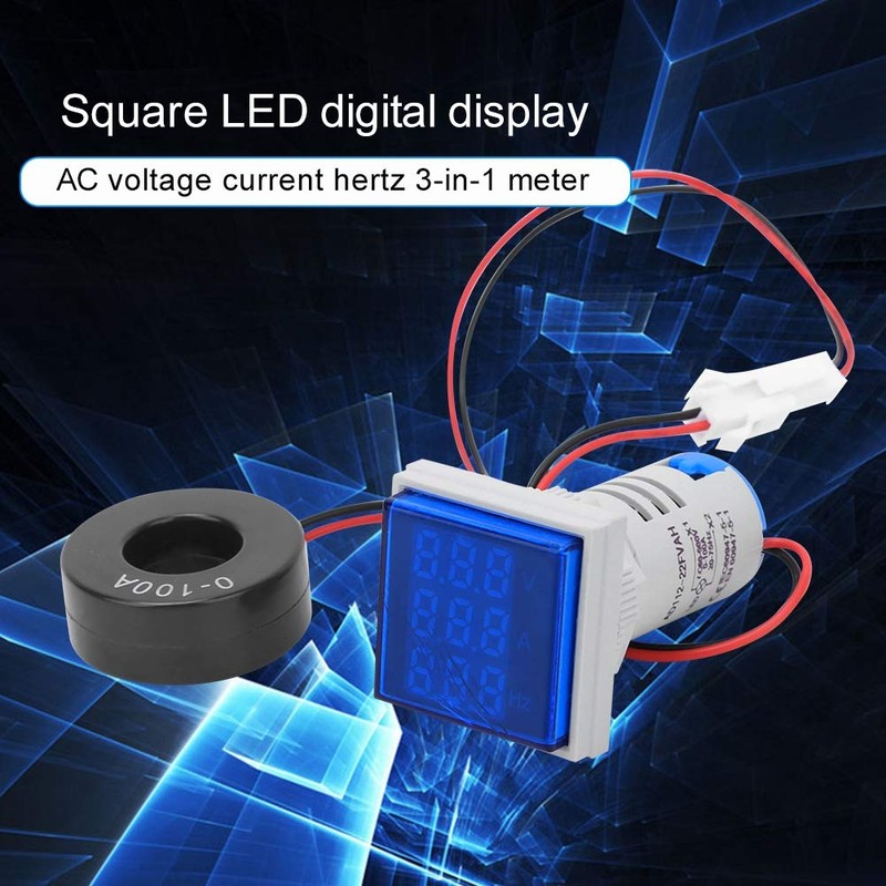Probador de Voltaje de Corriente Alterna con Pantalla LED de