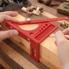 HOKIMEEN 3D Multi Angle Measuring Ruler, Plastic Woodworking Square with