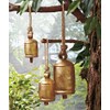 The Lakeside Collection Set of 3 Chime Bells: Zen/Classic Iron