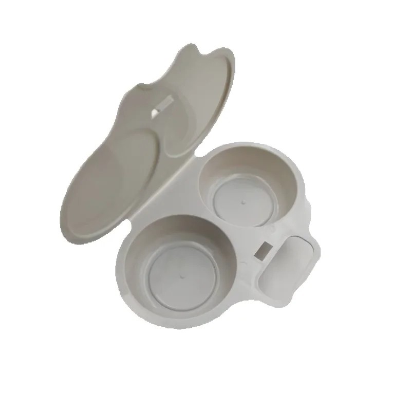 Dual-Cavity Microwave Egg Cooker for Quick Meals – Food-Grade Plastic