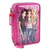 Depesche Top Model Friends 8722 Pencil Case with 3 Compartments