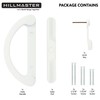 HILLMASTER Patio Sliding Glass Door Handle Replacement Set Mortise Style