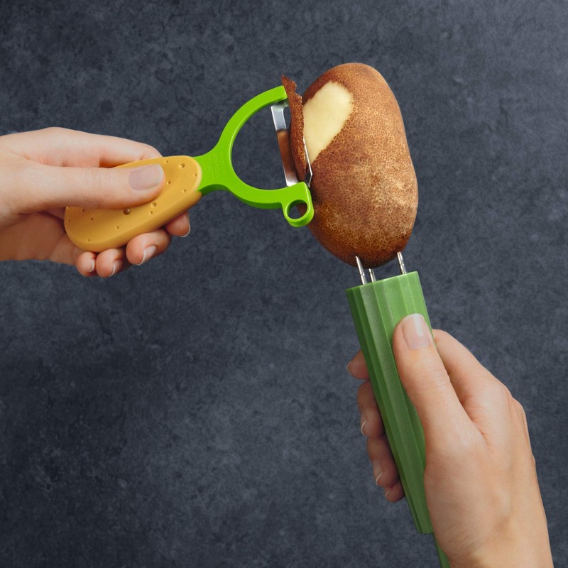 Kuhn Rikon 20403 3-Piece Veggie Peeler Set, Potato / Carrot