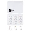 Zite Fishing Tungsten Pro Sharp Jig Hook Set Metallic, Pack