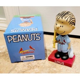 BDA Sports NIB St Louis Cardinals Linus Peanuts Bobblehead Busch Theme Limited Edition 2022