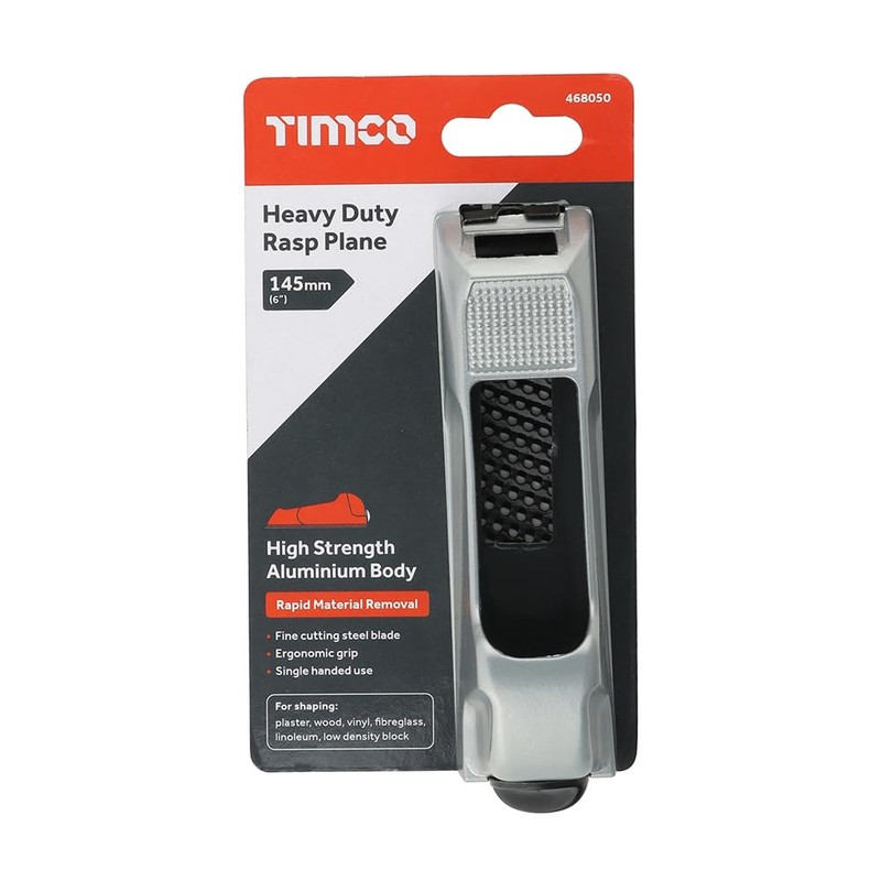 TIMCO - Heavy Duty Rasp Plane (Size 145mm / 6"