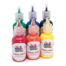 Color Splash!A Fabric Paint Primary, 1 oz. (Pack of 6)