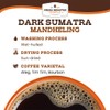 Fresh Roasted Coffee,100% Dark Sumatra Mandheling | 12 oz |