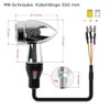 evermotor CNC Chrome Mini Motorcycle LED Indicator, 12 V, Pack