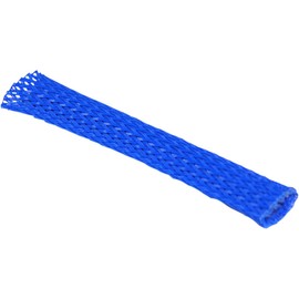 Blue 3/8" Flex Braiding Wire Sleeve 10ft Namz NBFS-BL