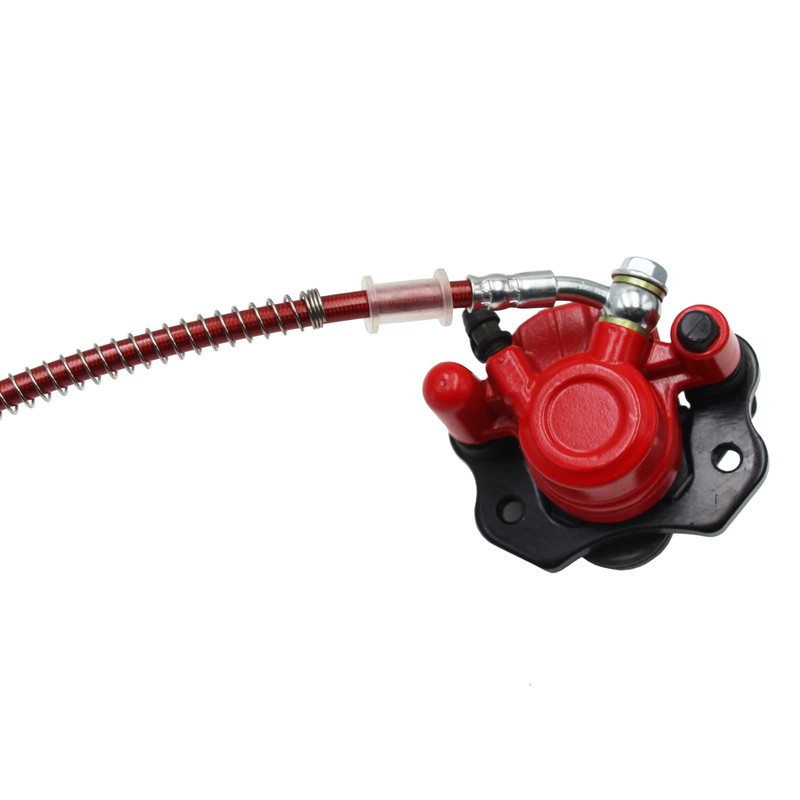 Hydraulic Rear Disc Brake Caliper System Pads Disk Rotor For