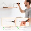 KURUI Kit de anclajes y tornillos para paneles de yeso