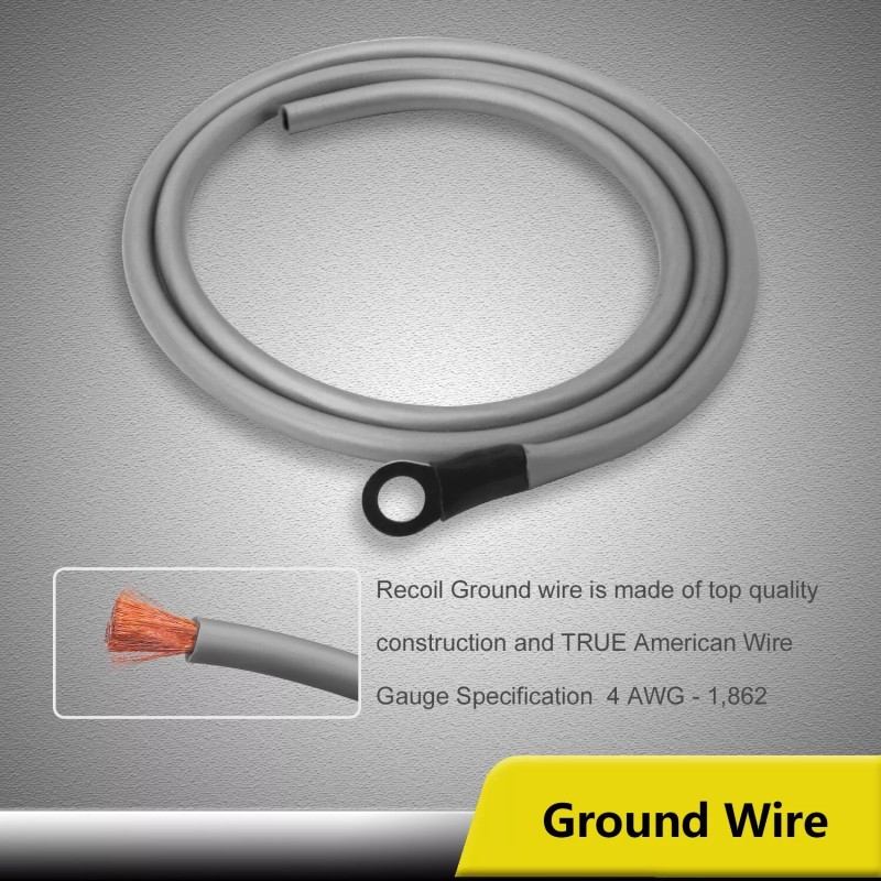 Recoil RCK-4 True 4 Gauge Complete Amplifier Wiring Kits with