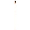 Genware BS-T35C Stainless Steel Copper Coated Teardrop Bar Spoon, 35
