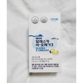 Atomy Alaska E Omega 3, 180 tablets, 1 piece / 애터미 알래스카 이 오메가3, 180정, 1개