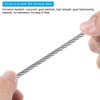 PATIKIL Safety Cable Lock Cable with Snap Hook 5ft 1.5mx2.5mm,