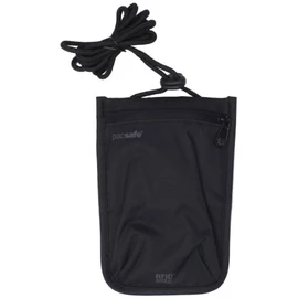 Pacsafe RFIDsafe 75 Anti-Theft RFID-Blocking Neck Pouch, Black