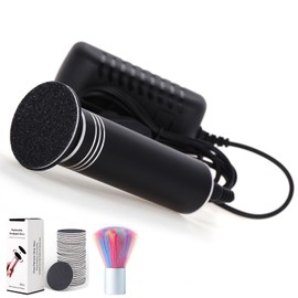 Upgraded Electric Callus Remover for Feet 1200RPM, Adjustable Speed Professional Electric Foot Sander Foot Grinder Heel File Pedicure Tool for Women Men Cracked Dead Skin, 60 Sandpaper Discs, Black