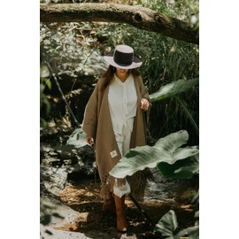 Poncho Capa Chal Tejido Artesanal Boho Mexico