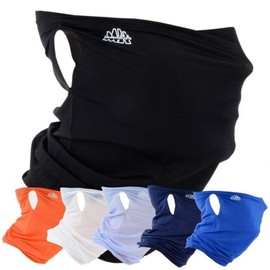 Cooling UV Protection Summer Face Mask Scarf for Riding & Golf Face White