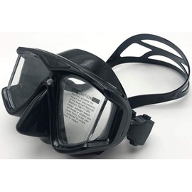 Diving Mask with Dioptre Dioptrin, OWN4B Resin Lenses Snorkel Mask Diving Mask Correction Diving Masks Diving Mask for Adults and Children with Myopia Myopia (Black, -4.5)