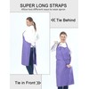 Plus Size Aprons for Women with Pockets Durable Long Adjustable