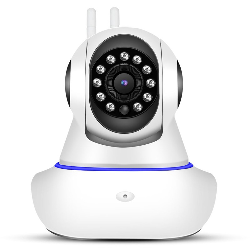 1MP 720P WIFI PTZ Camera HD Dual Antenna Baby Monitor