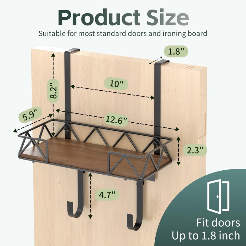 Ironing Board Hanger Wall Mount, Over The Door Ironing Board